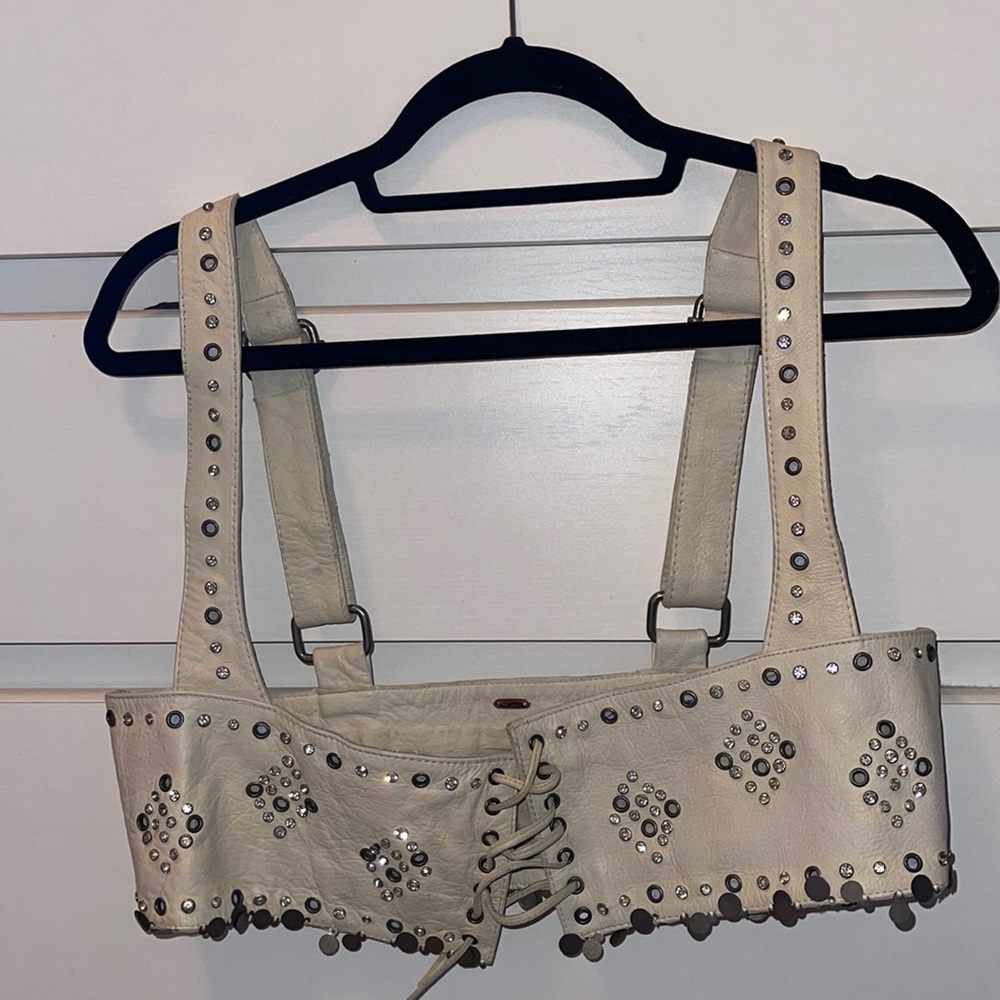Free people Cow leather corset Sky full of Stars